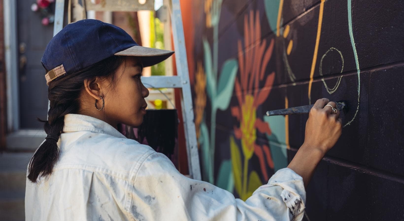 Hialeah neighborhood street near Metro Parc apartments and Metrorail